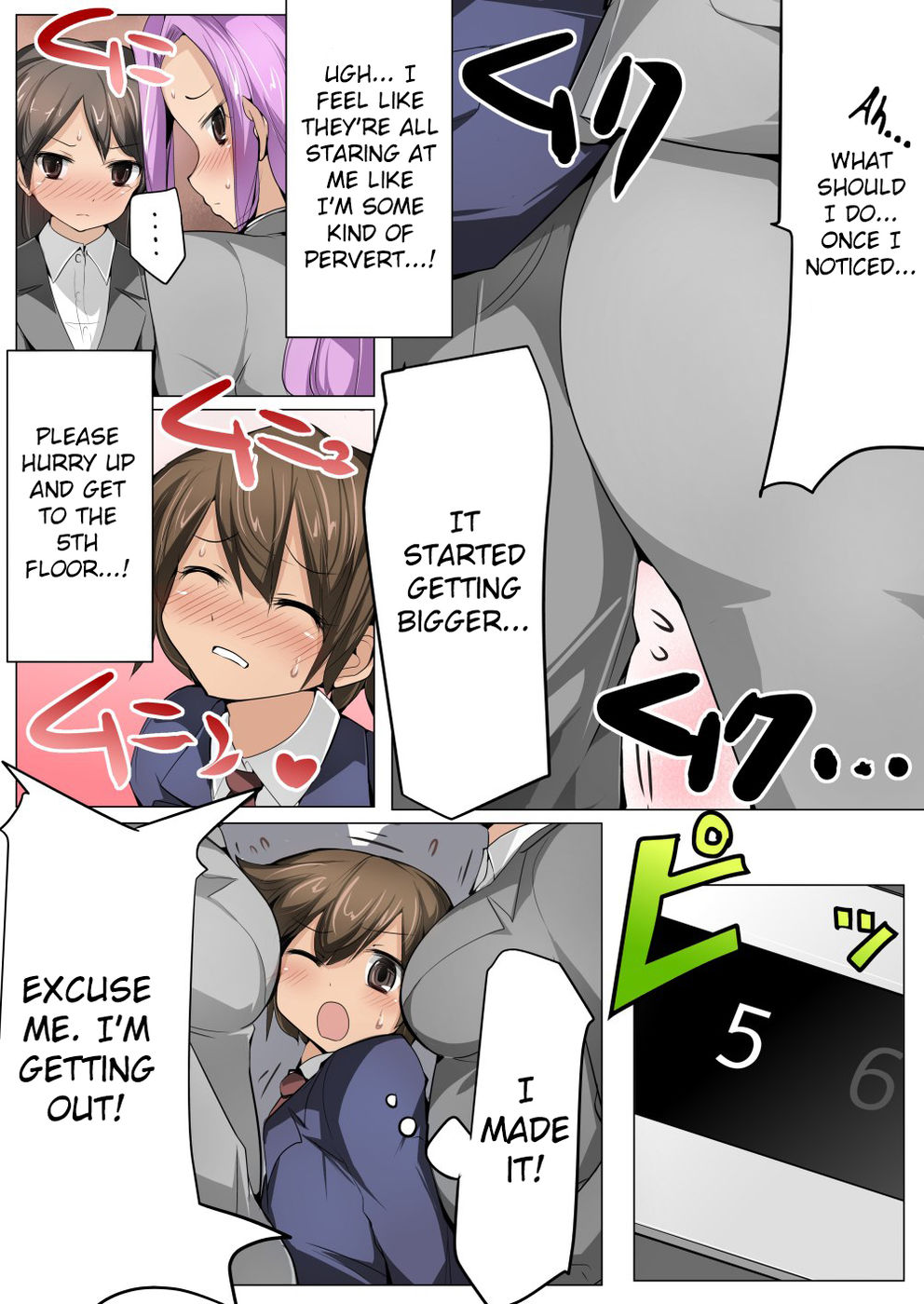 Hentai Manga Comic-Chou Micchaku! Harem Elevator-Read-6